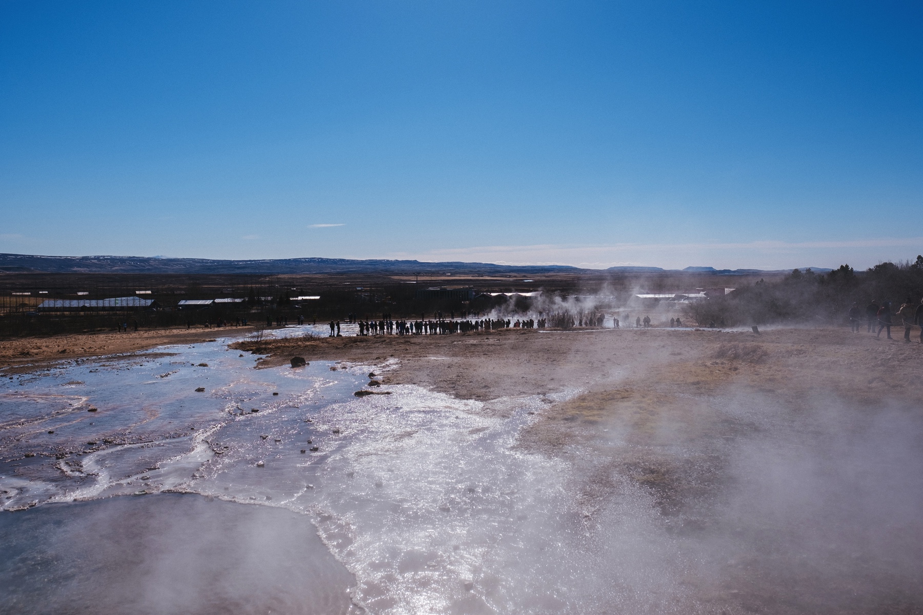 The geothermal area at Geysir
