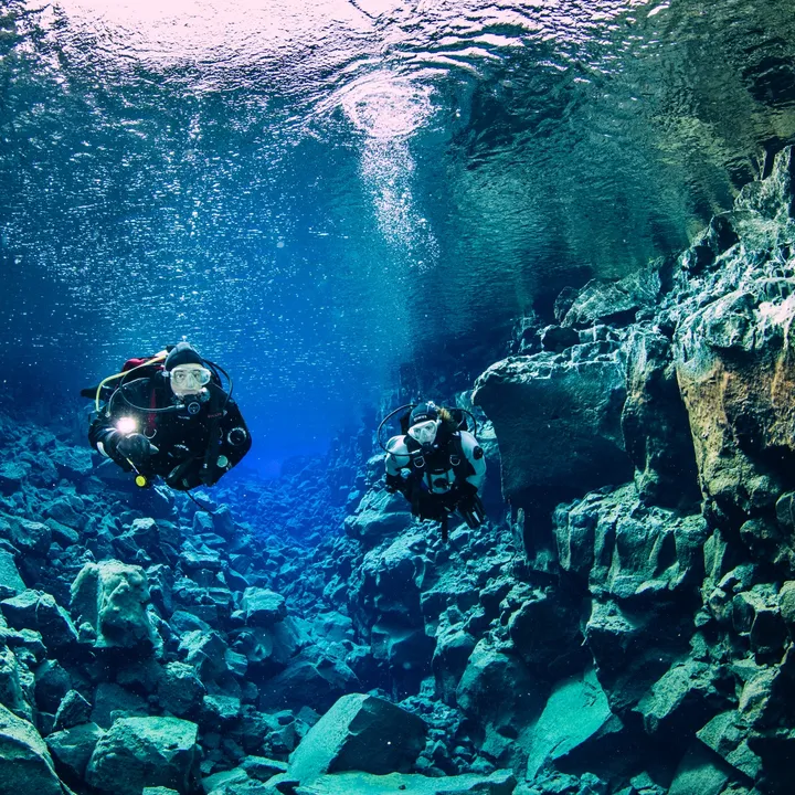 Davidsgja Dive tour with DIVE.IS in Iceland