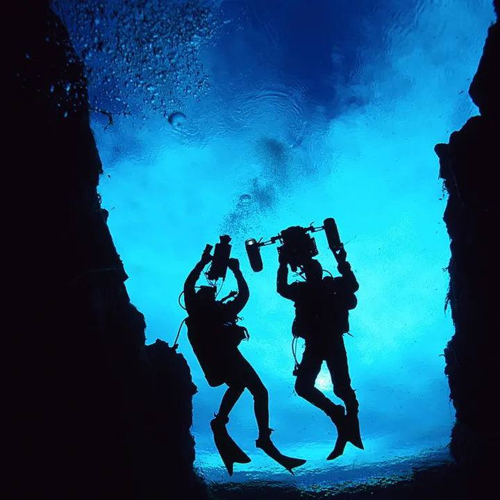 underwater-film-crew-filming-silfra-iceland