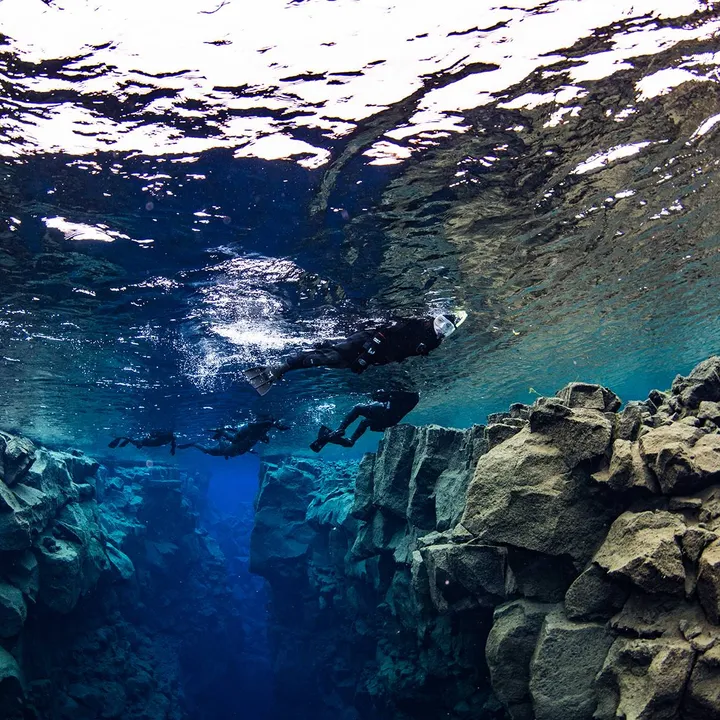Silfra snorkeling tour with pick up from Reykjavik DIVE.IS Iceland
