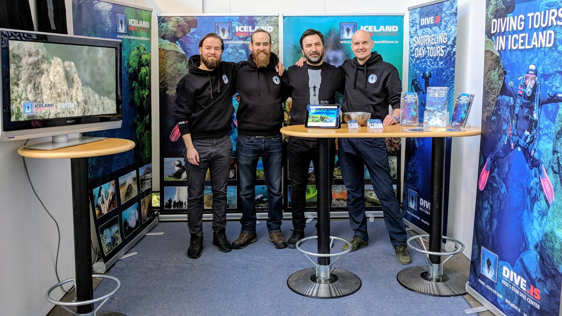 DIVE.IS team at Dykmåssan 2018 in Sweden Dykmåssan 2018