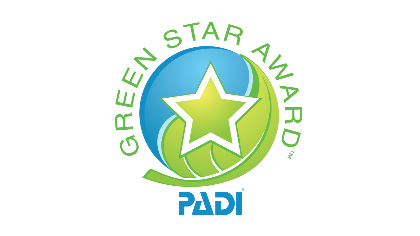 DIVE.IS received a Green Star Award from PADI green-star-award-padi