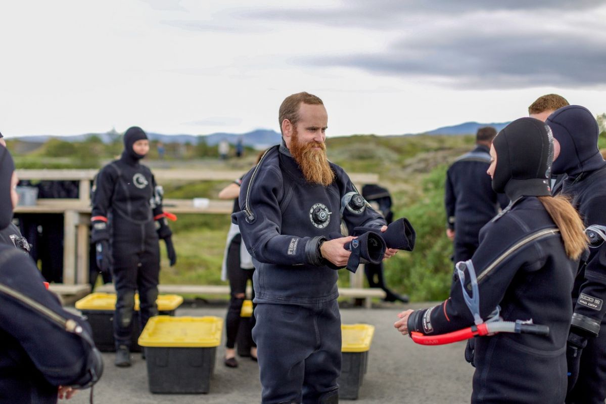 PADI Dry Suit Course & Silfra Diving Tour in 2 Days DIVE.IS Iceland