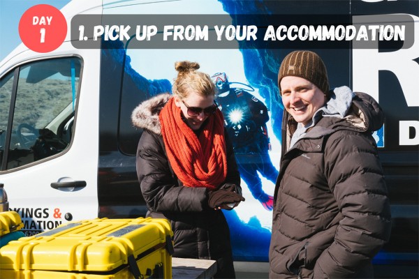 Get picked up from your accommodation in Reykjavik and drive to the swimming pool.