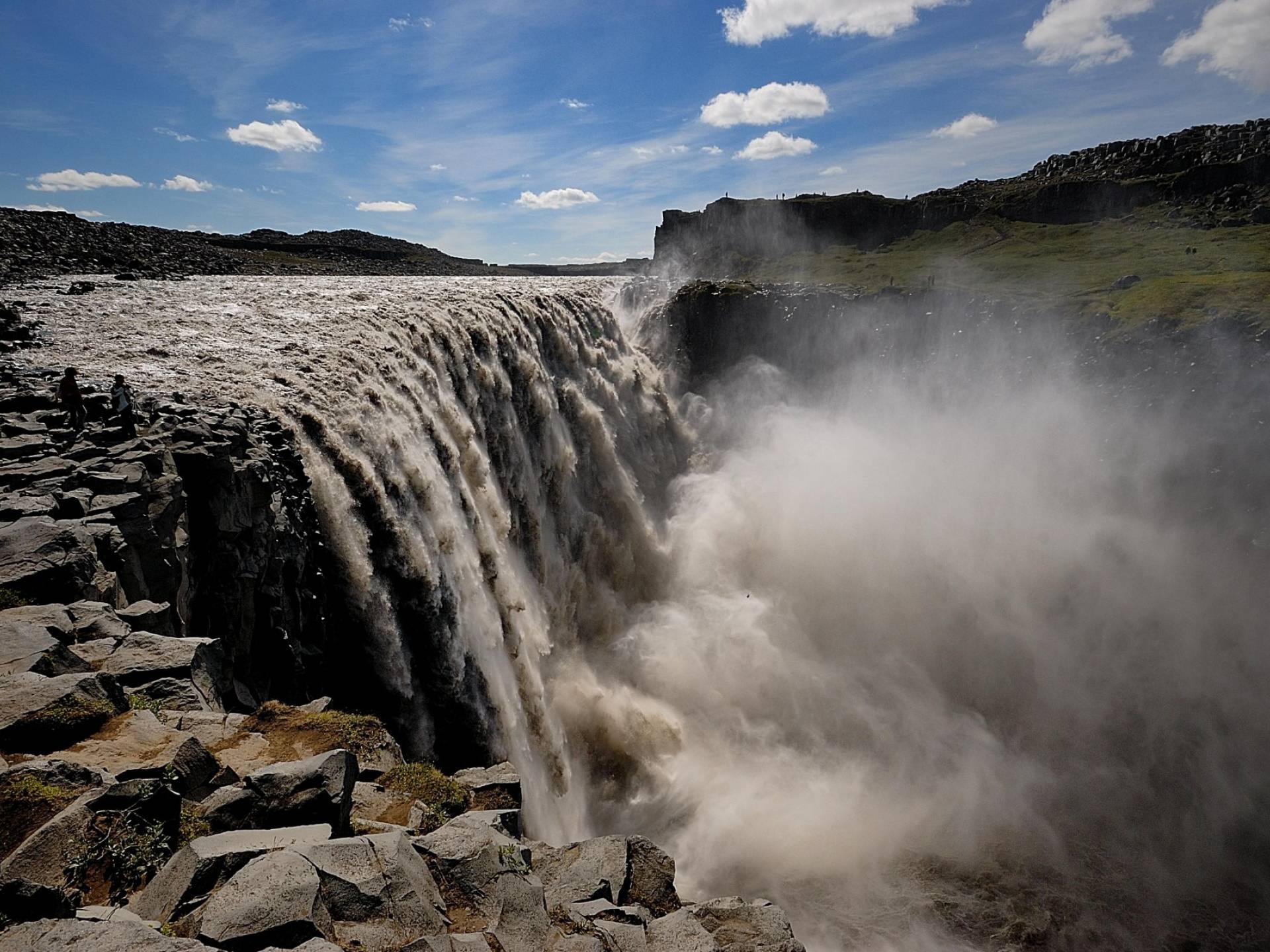 Dettifoss waterfall on the Diamond Circle in Iceland