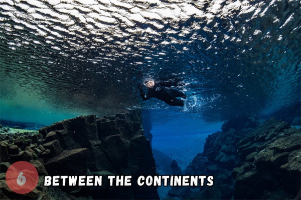 Snorkel between the continents.