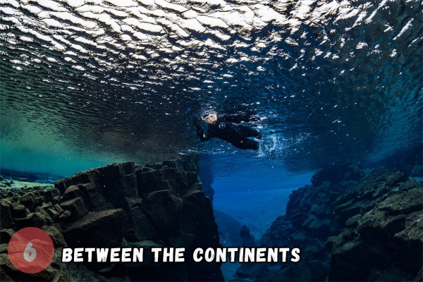 Snorkel between the continents.