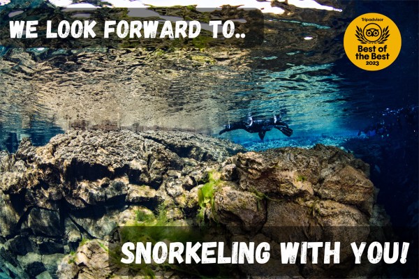 We look forward to snorkeling Silfra with you.