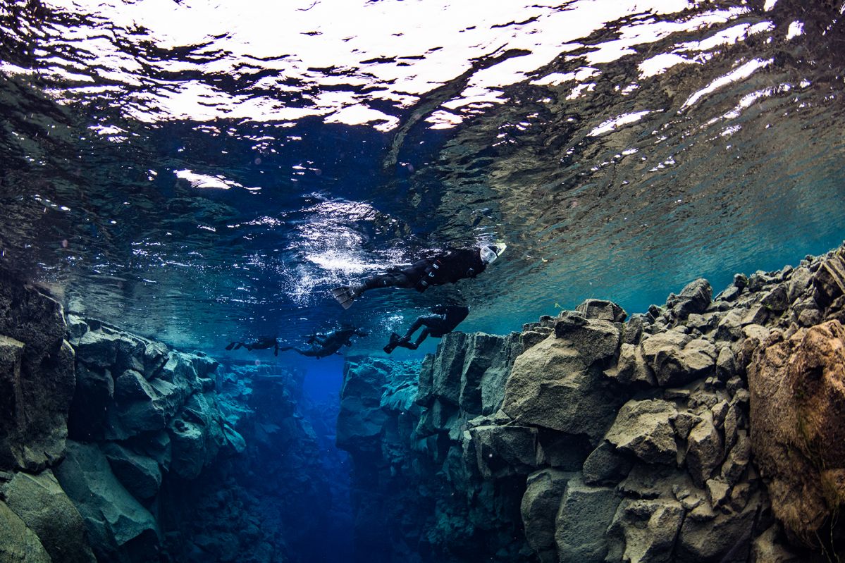 Silfra Snorkeling Day Tour DIVE.IS Snorkelling Iceland